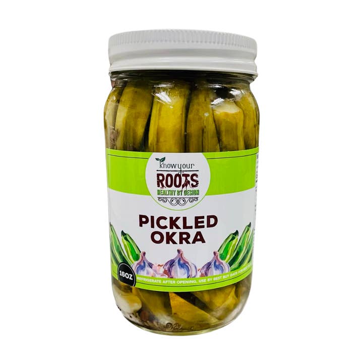 Pickled Okra for wholesale by Knonw Your Roots Pickles