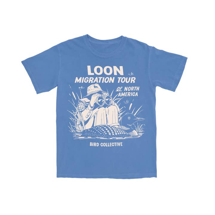 Loon Migration Tee for wholesale by Bird Collective