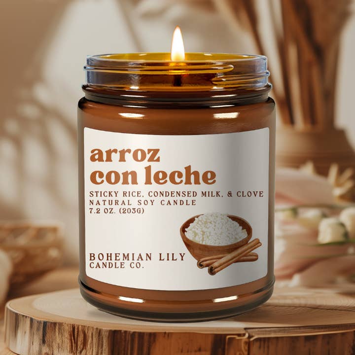 Klæberis & Krydret Havremælk 204 g Helt Naturligt Sojalys for engroshandel hos Bohemian Lily