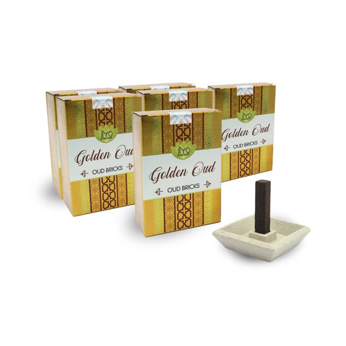 Green Tree - Wholesale Incense - Parimal Jiyo Oudh Bricks - Golden Oudh