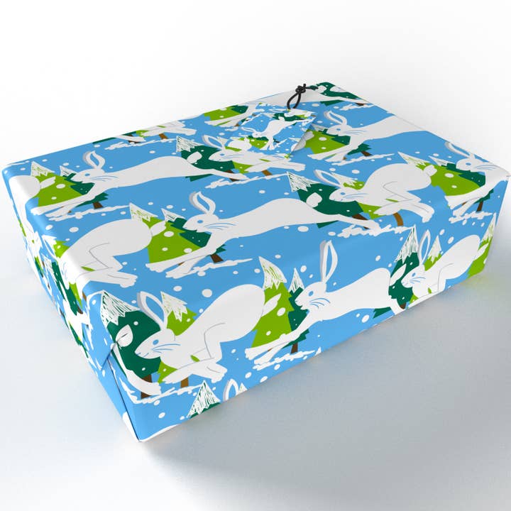 Re-wrapped – wholesale Omslagspapper – Julhare presentpapper • Miljövänligt