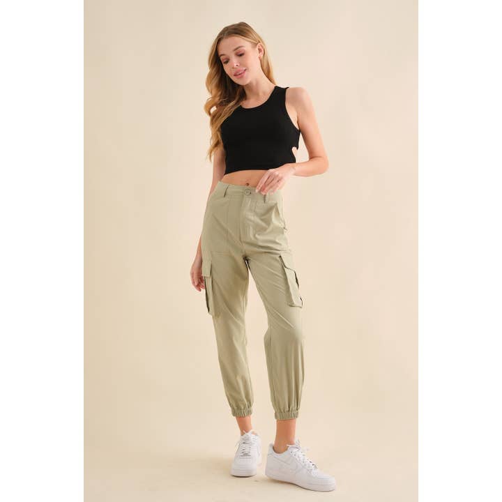Hersy - Wholesale Athletic Sweatpants/Joggers - Women's - Cargo Jogger Pants-HP00297