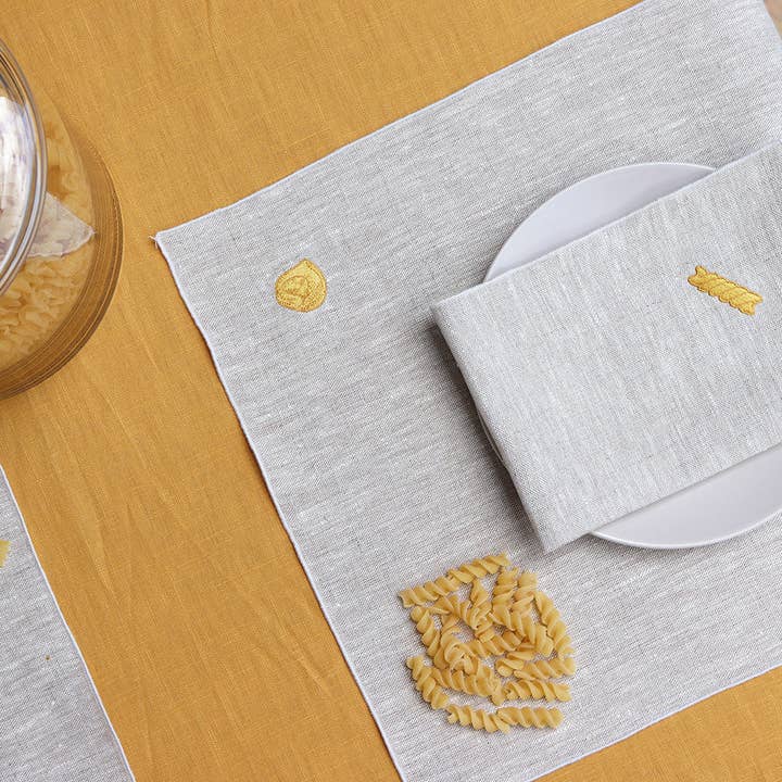 Giardino Segreto - Wholesale Dinner & Cloth Napkin - Pure linen napkin PASTA1