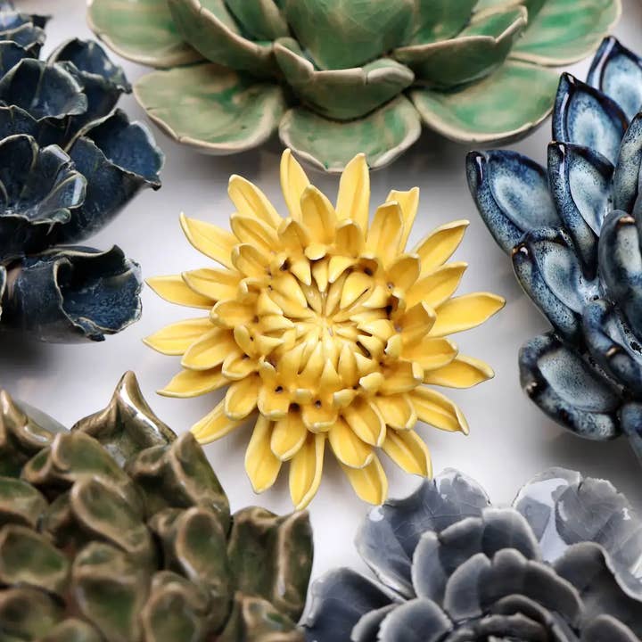 Ceramic Flowers Collection 6 for wholesale by Chive Canada