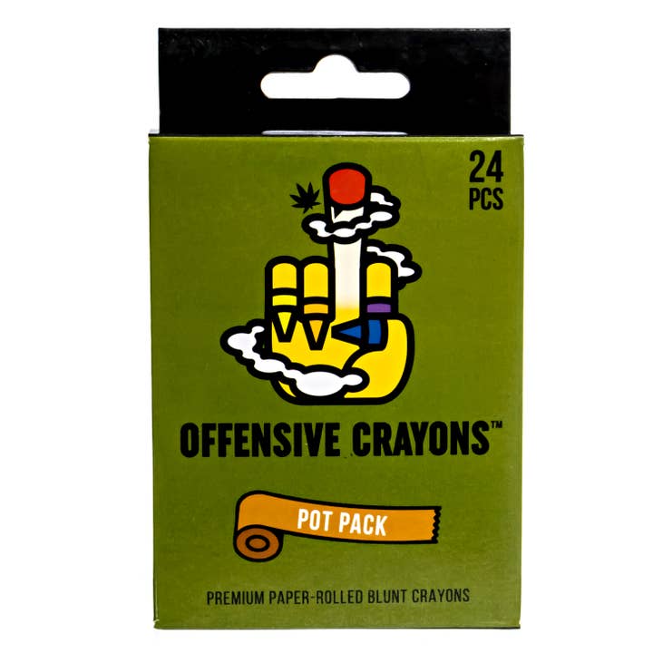 MilkToast Brands – Großhandel Buntstift – Kind & Baby – Offensive Crayons: Ausgabe „Pot Pack“