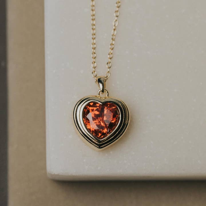 Spitfire Girl - Wholesale Pendant/Charm Necklace - Jackie Heart Necklace