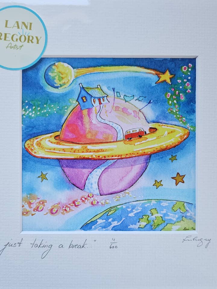 " just taking a break..." Limited edition for wholesale by Lani Gregory - Art