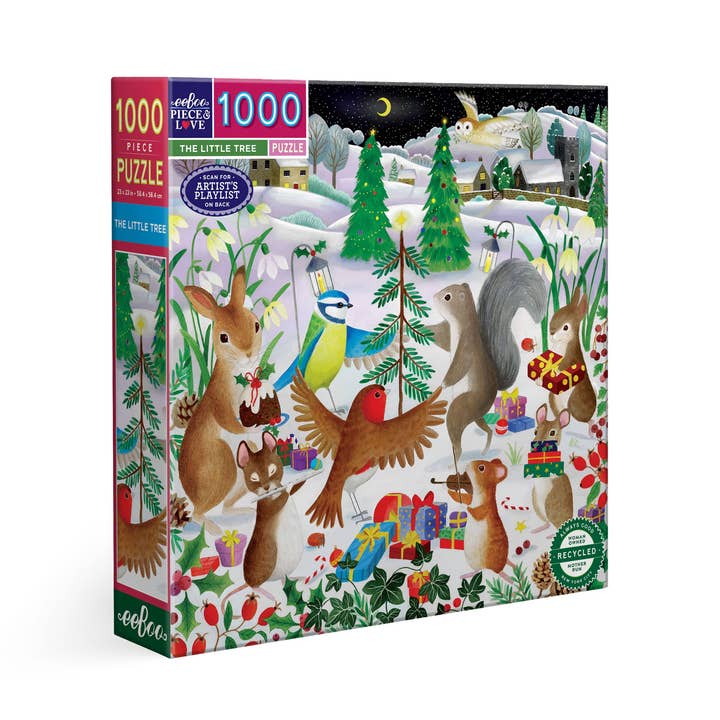 Puzzle quadrato da 1000 pezzi "L'Alberello" *Vacanze* per la vendita all'ingrosso da parte di eeBoo