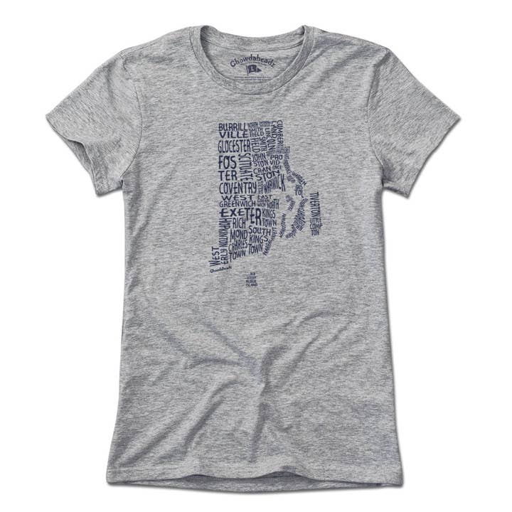 Chowdaheadz - Wholesale Screen Printed T-Shirt - Unisex - Rhode Island Cities & Towns T-Shirt5