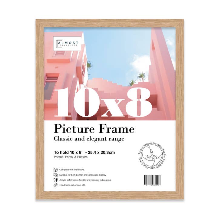 Oak 10x8 Picture Frame for wholesale by WholesaleFrames.co.uk