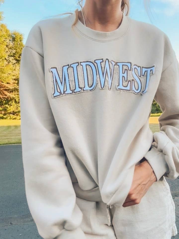 Ruth Artistry & Decor LLC - Wholesale Graphic Sweatshirt - Women's - Midwest Crewneck - Sweatshirt2