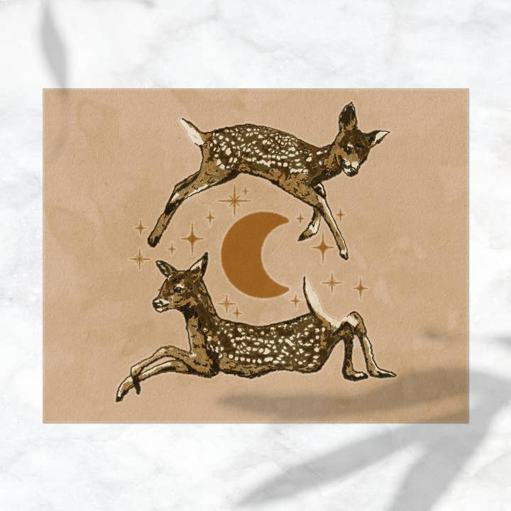 Celestial Fawn Poster for wholesale by Cluster Funk Studio