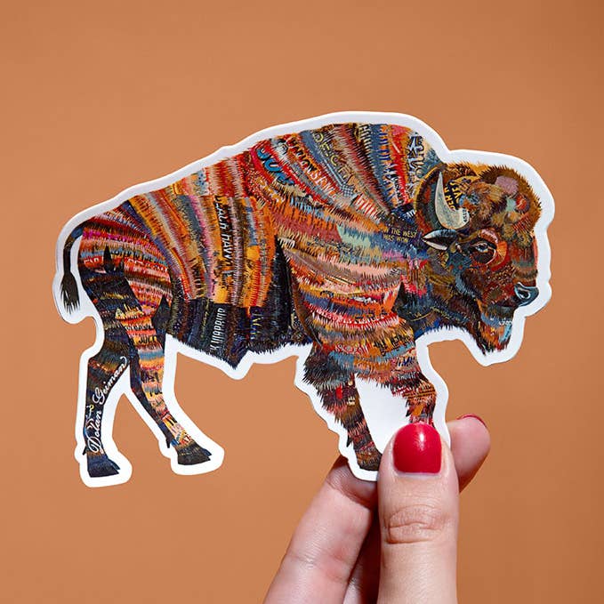 Sticker | Bison Sticker | Buffalo Sticker | BISON for wholesale by Dolan Geiman