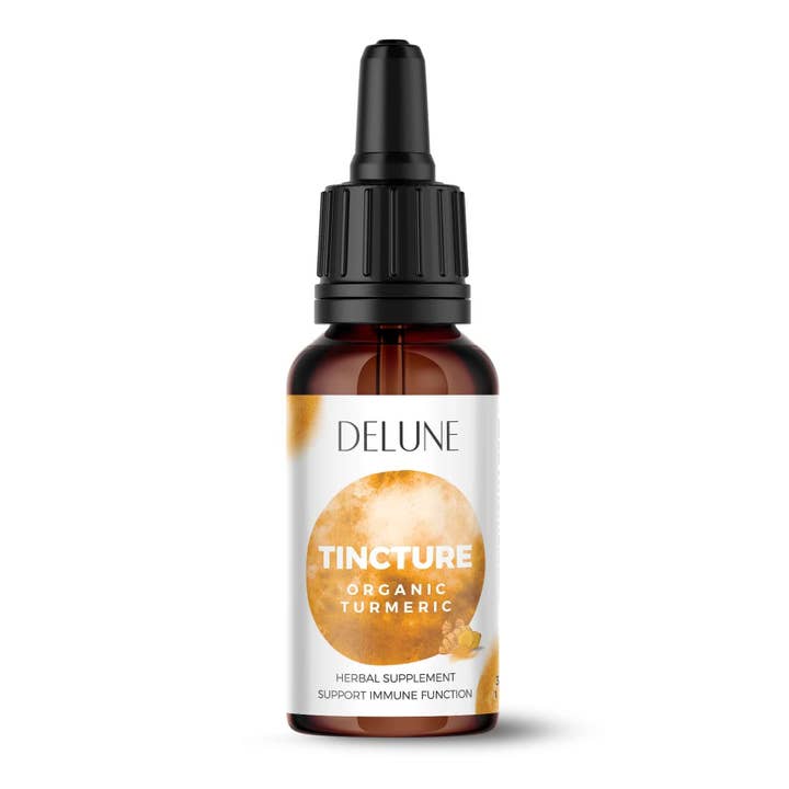 Organic Turmeric Herbal Tincture for wholesale by Delune