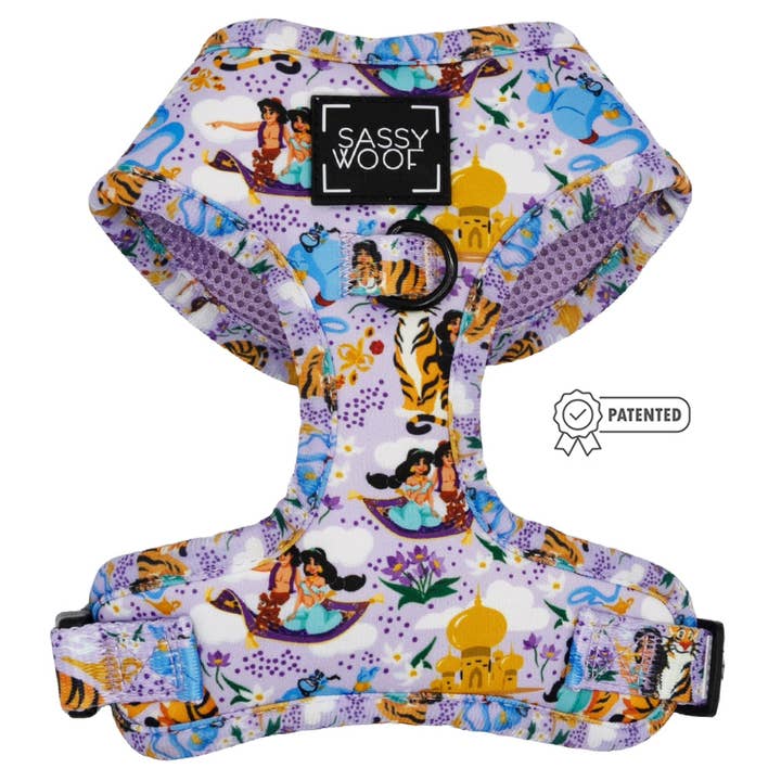 SASSY WOOF - Wholesale Pet Harness - Dog - Harness Three Piece Bundle - Disney's Jasmine