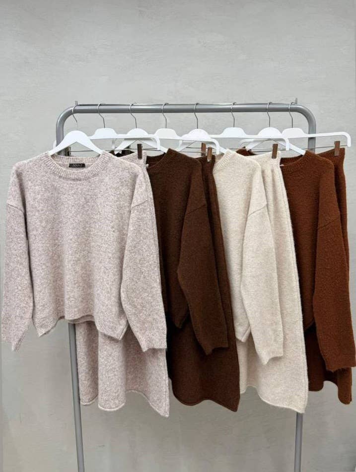 Anaz - Wholesale Top & Skirt Set - Women's - Skirt Sweater Set2