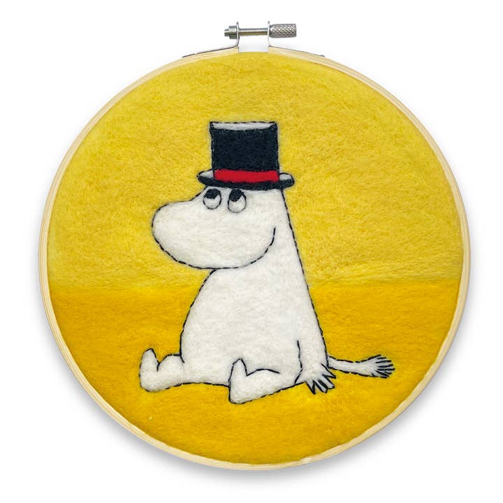 Moominpappa Sitting Needle Felt Craft Kit for wholesale by The Crafty Kit Company
