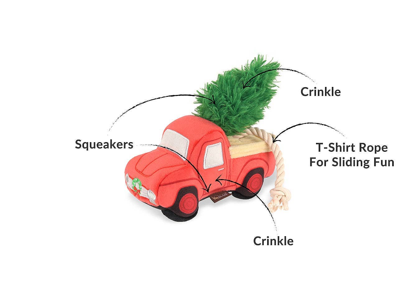 Only An Ocean Europe - Wholesale Pet Plush Toy - Dog - P.L.A.Y Home for the Holidays Holiday Hauler2