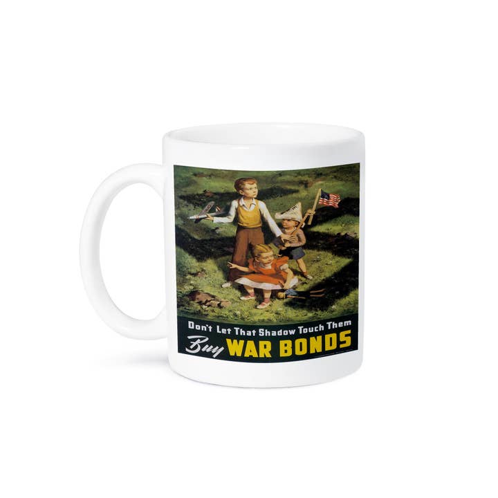3dRose - Wholesale Coffee Mug - 3dRose, Vintage Dont Let that Shadow Touch Them Buy War Bonds, Mug8