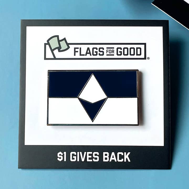 Flags For Good - Wholesale Lapel Pin/Button - True South Enamel Lapel Pin0