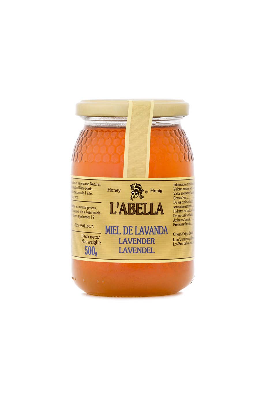 L'ABELLA MIEL – Engroshandel Honning – L'Abellamel Lavendel Honning 500G