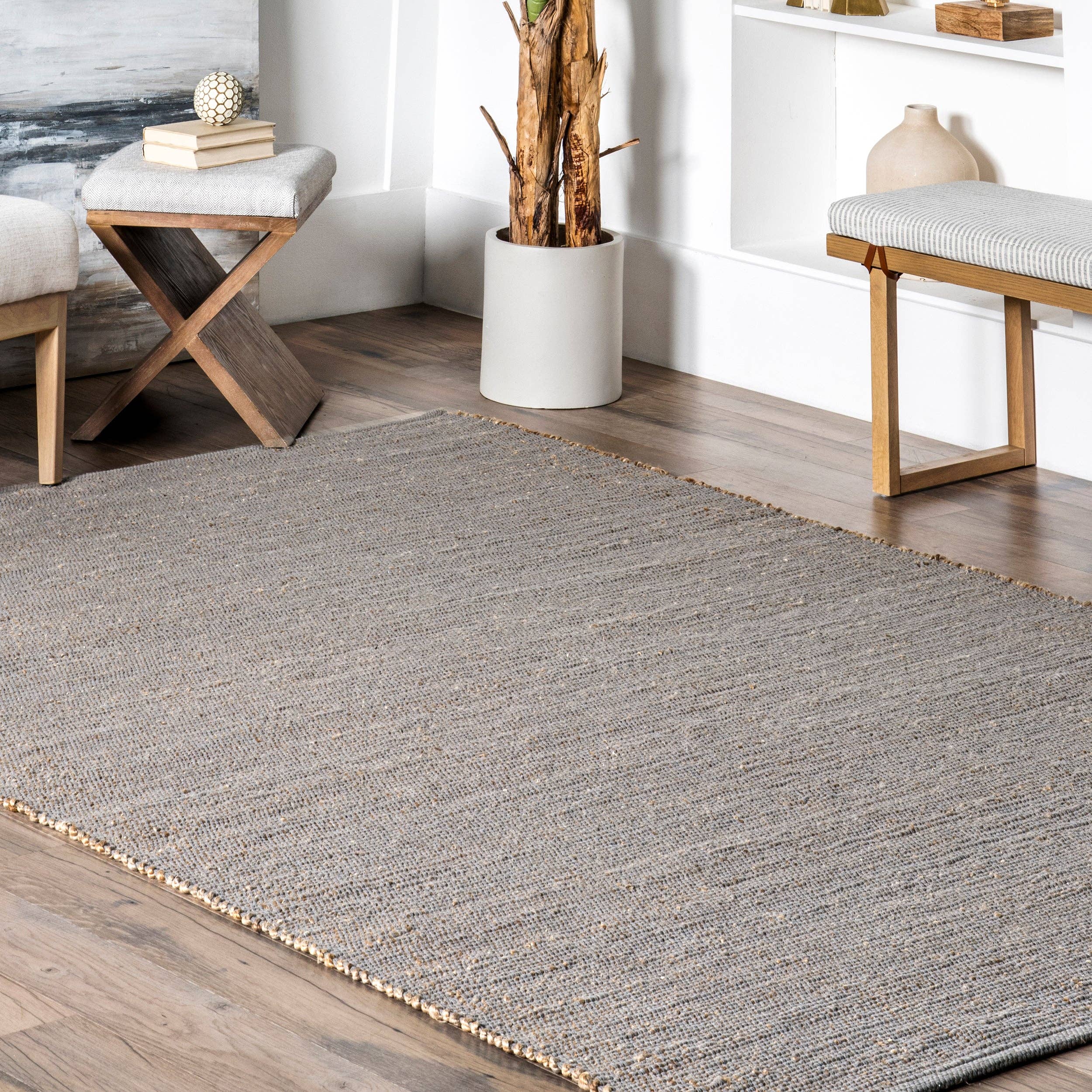 nuLOOM - Wholesale Area Rug - Elfriede Farmhouse Jute Blend Area Rug57