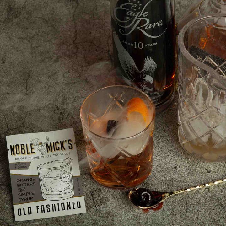 Noble Mick's - Craft Beverage Company - Wholesale Cocktail Mix/Syrup - Old Fashioned Single Serve Craft Cocktail