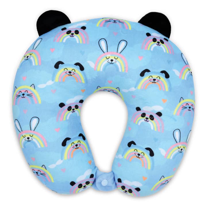 Rainbow Friends Neck Pillow for wholesale by Iscream