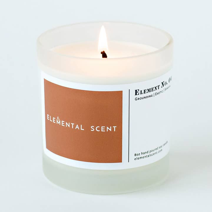 Element No. 04 (Mojave) 8 oz Soy Candle - Glass Tumbler for wholesale by Elemental Scent