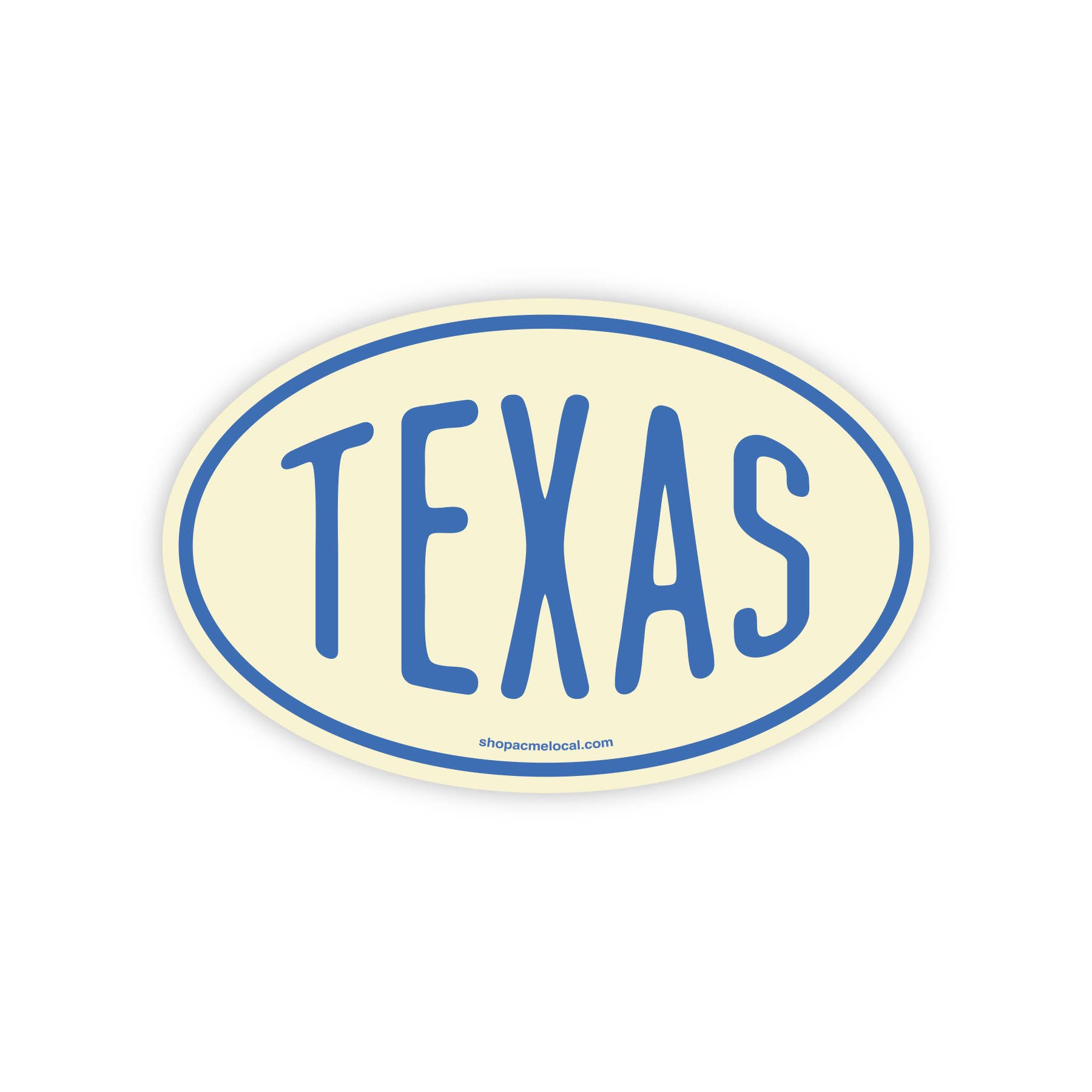 Acme Local - Wholesale Sticker - Vintage Oval Customizable Sticker0