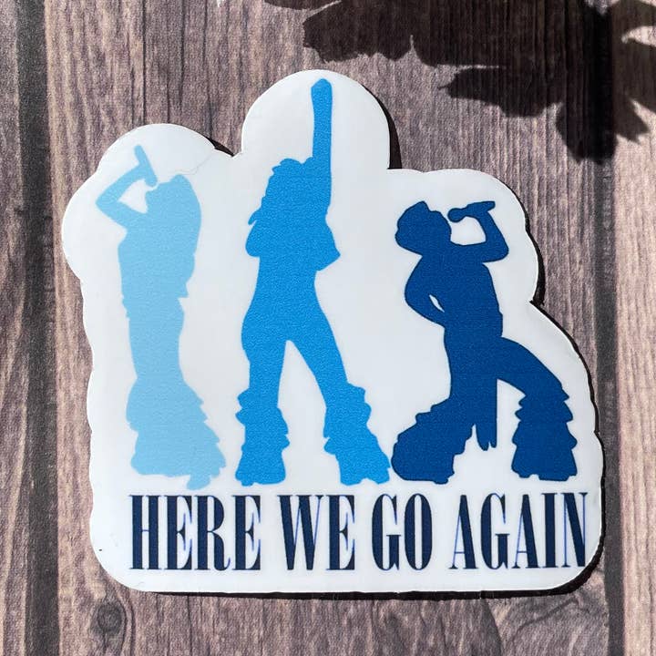 Mamma Mia Here We Go Again, Young Dynamos Sticker/Magnet for wholesale by JG Sticker Shop