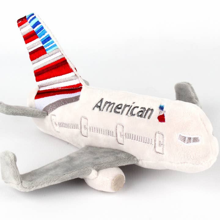 Daron Worldwide Trading - Wholesale Stuffed/Plush Toy - Kids & Baby - MT004-1 American Airlines plush airplane by Daron Toys