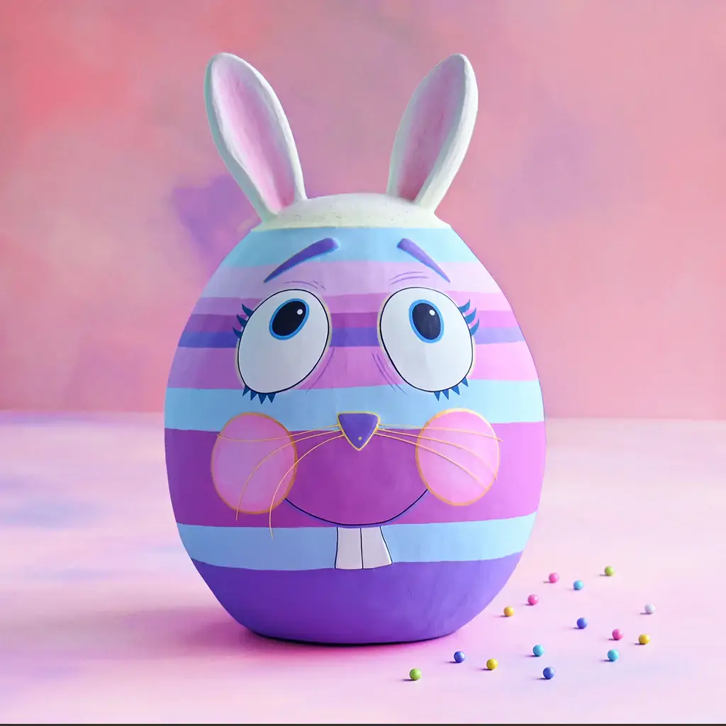 Glitterville - Wholesale Decorative Tabletop Object - Glitterville Earsy Display, Paperpulp, 20"0