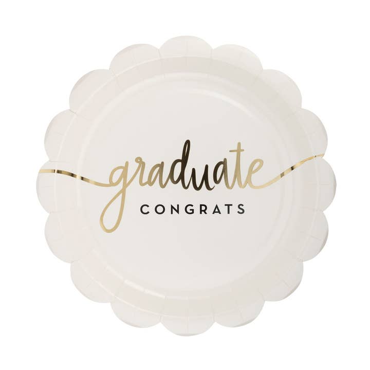 GRD1042 - Graduate Congrats Paper Plate for wholesale by My Mind’s Eye