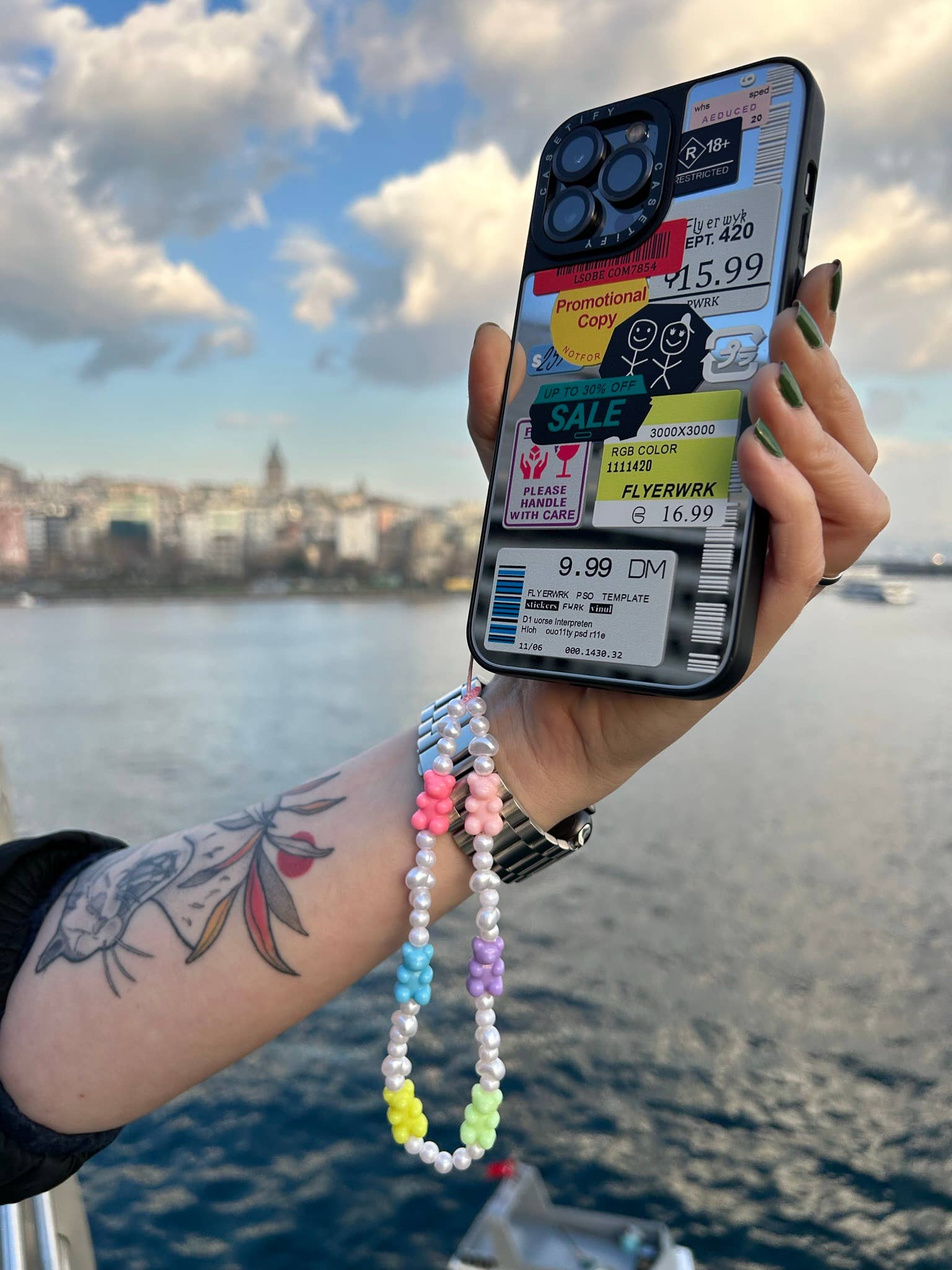 TheMellys – wholesale Phonecase strap – Gummy Bear Cute Phone Chain | Pearl Gummy Bear Bag Charm8