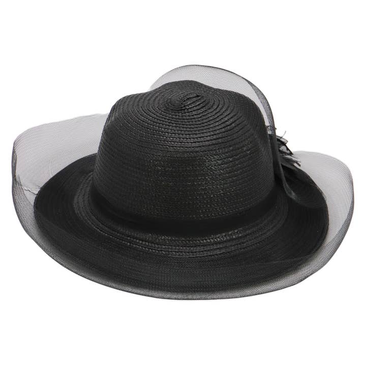 Cap Zone - Wholesale Fascinator Hat - Women's - Organza Fascinator Derby Bucket Sun Hat