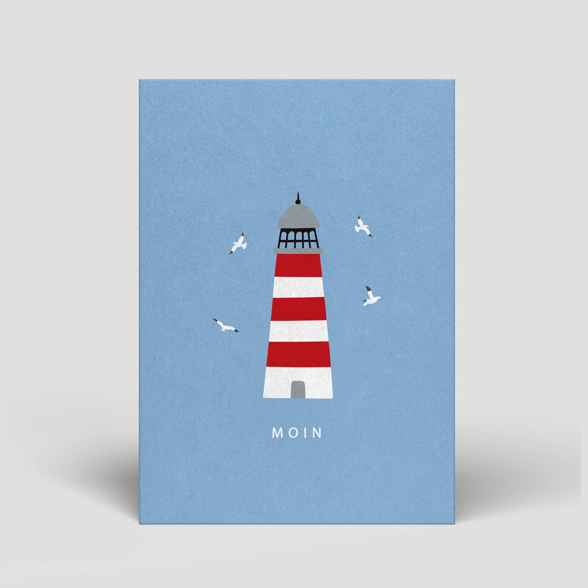 Naturbedacht - Wholesale Postcard - Postcard Maritime - Lighthouse with Moin - No. 1280