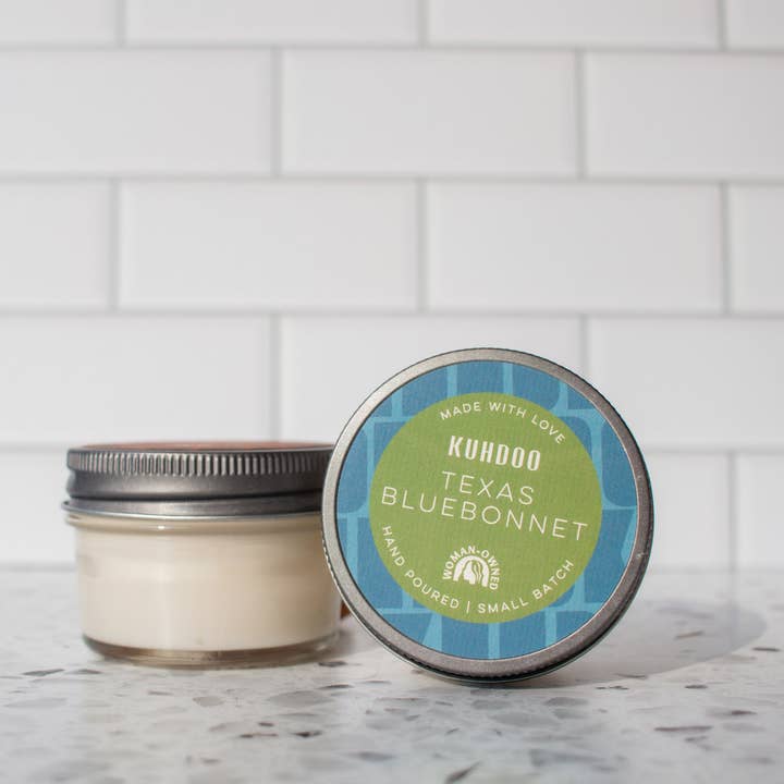 Candela Texas Bluebonnet, 4oz per la vendita all'ingrosso da parte di Kuhdoo Soap