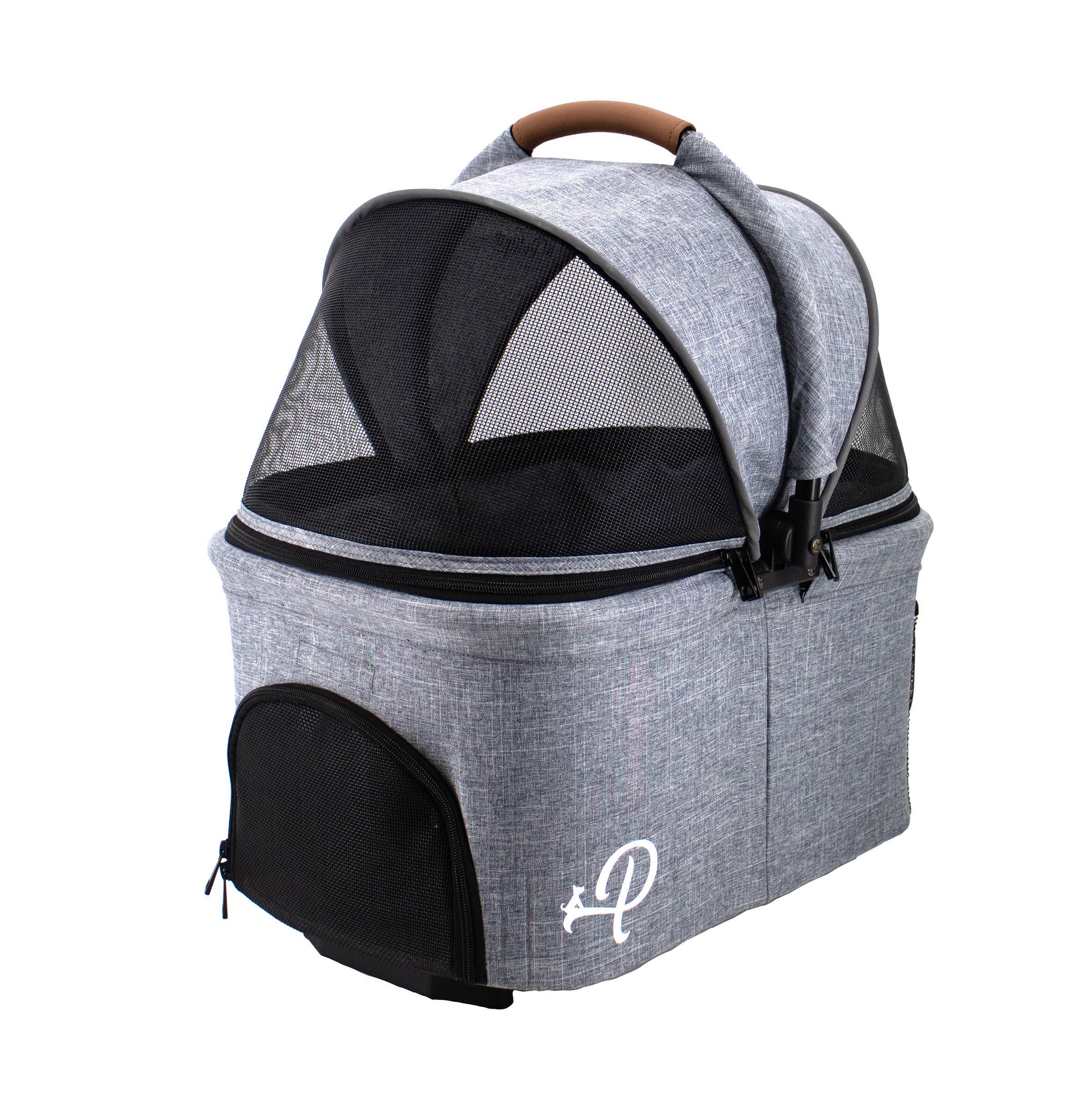 Only An Ocean Europe – wholesale Transportbur – Katt och hund – Petique 3-i-1 resesulky för husdjur med tri-fold design4