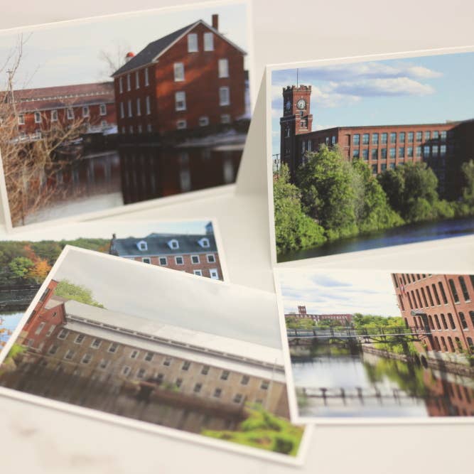 New England Prints - Wholesale Stationery/Notecard Set - Box of 5 All Occasion New England Mills Blank Note Cards4