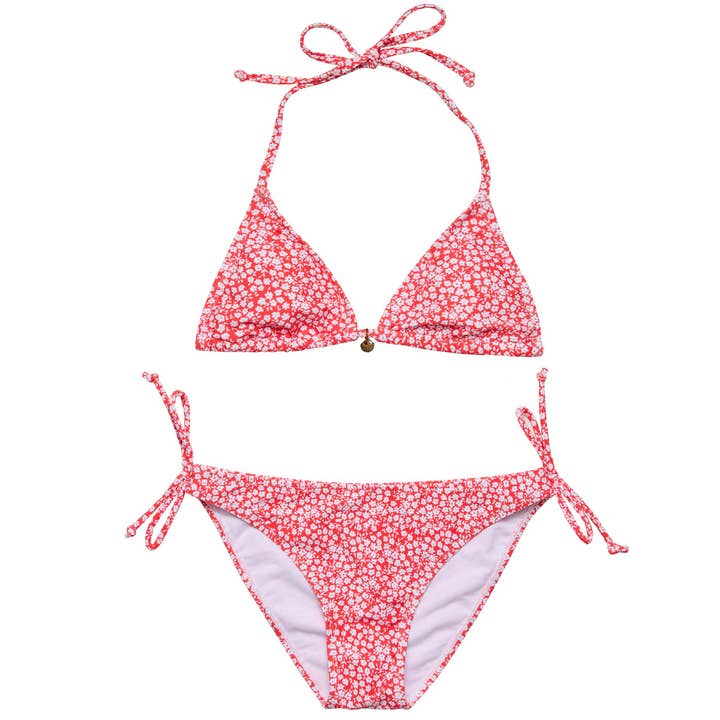 Triangle de bikini charme adolescent Ditsy Bloom pour la vente par Snapper Rock Swimwear UPF50+