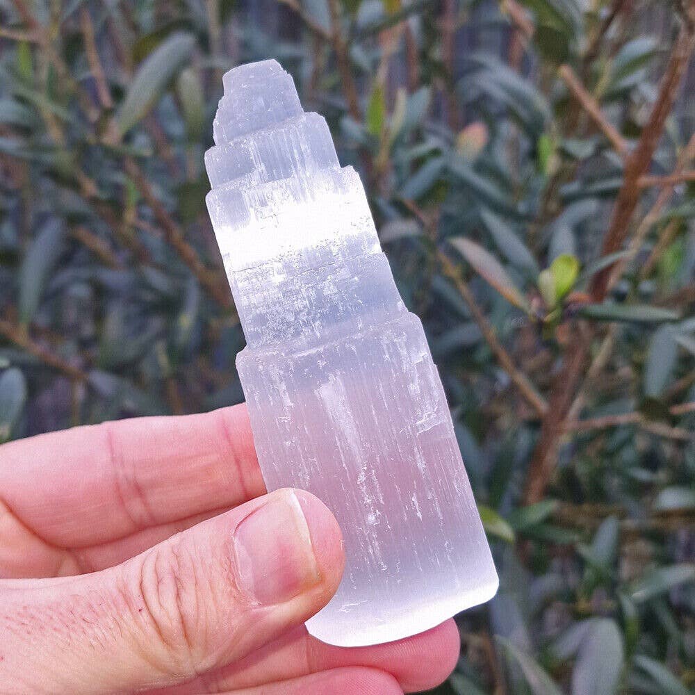 Shamans Crystal – wholesale Spiritual stone/crystal – Selenite Mountains, Towers, Points, Spirals Crystals4