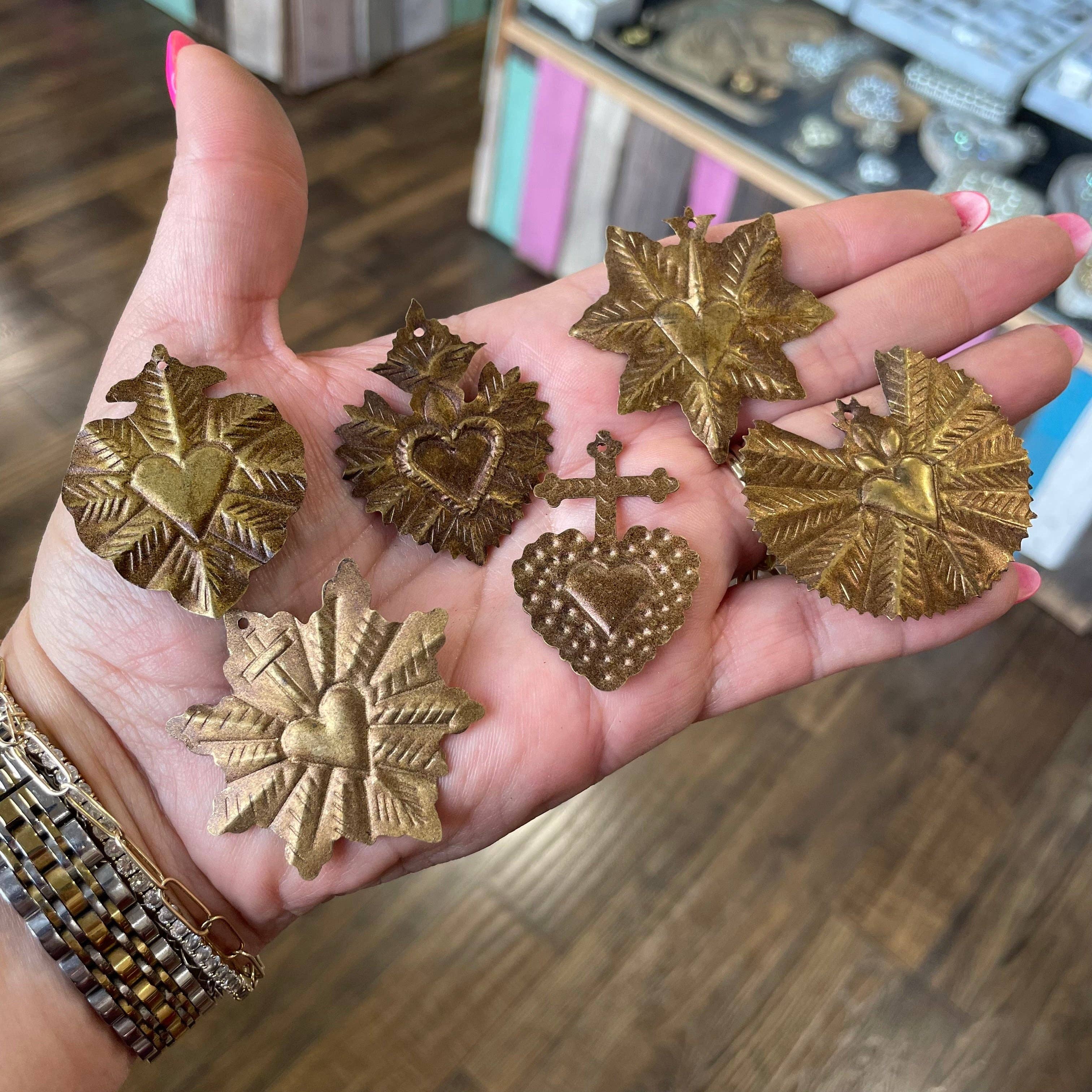 Love and Honor Jesus LLC – Großhandel Individueller Charm/Anhänger – Messingplaketten mit Heiligem Herz6