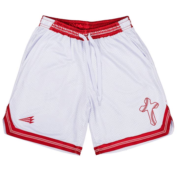 Short de baseball en maille à coutures croisées Lifestyle pour la vente par Seamhead Swag