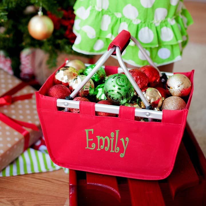 Viv&Lou - Wholesale Grocery/shopping bag - Red Mini Market Tote1