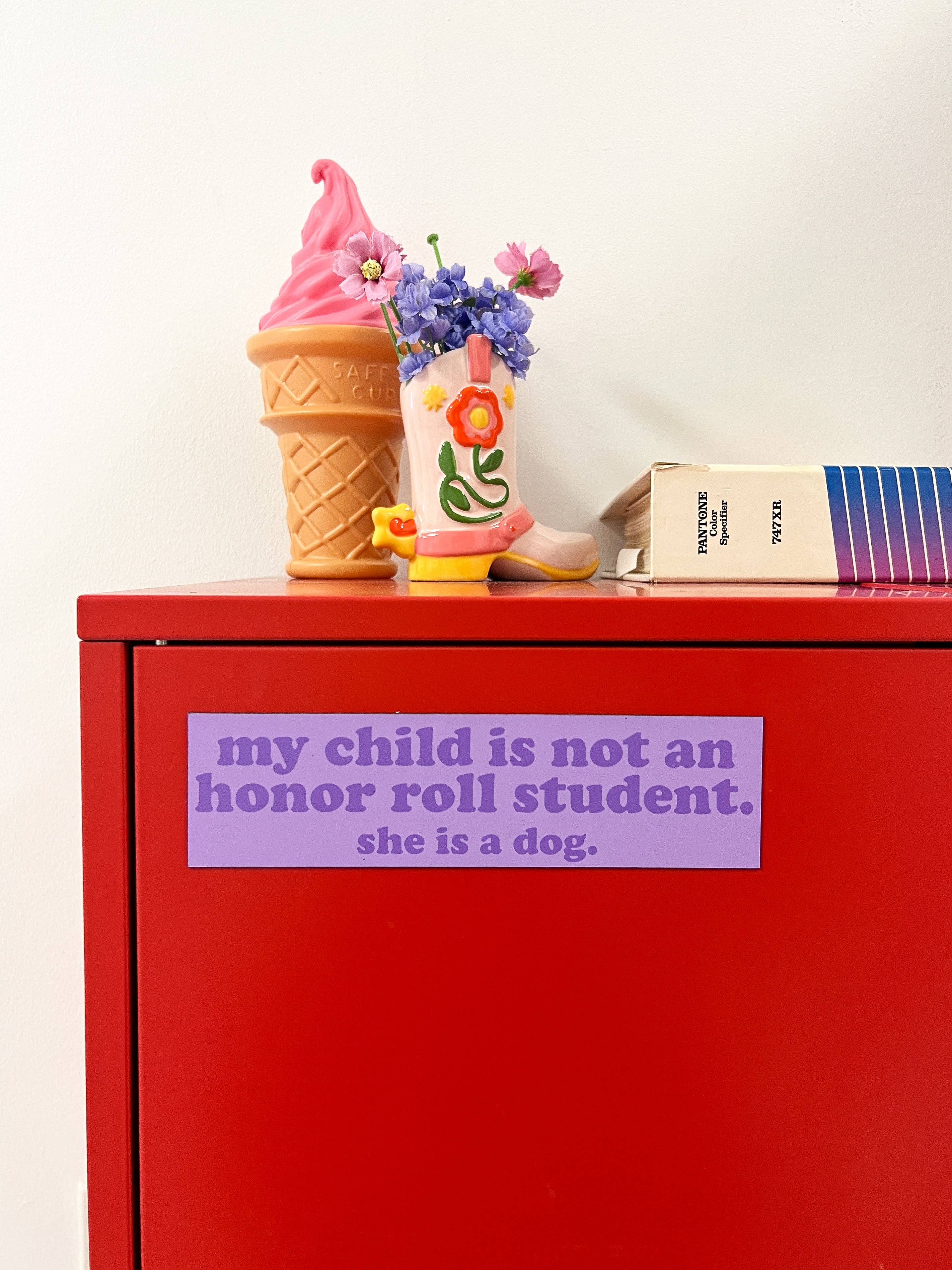 A Shop of Things - Wholesale Magnet - Honor Roll Car Magnet - Purple1