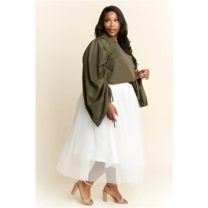 Black Pearl Clothing - Venta al por mayor Camisa - Mujer - FALDA DE TUL CON VUELO TALLA GRANDE3