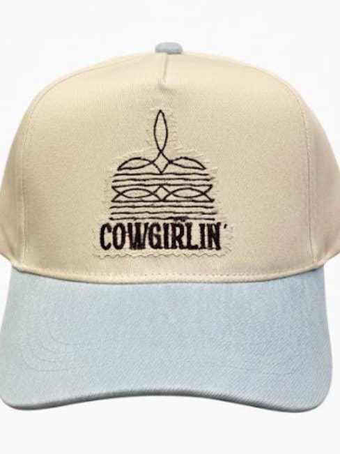 Cowgirlin' on Light Denim for wholesale by Lucky Girl TX