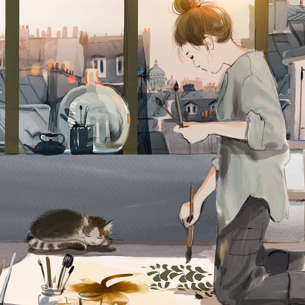 Atelier Contemporain - Wholesale Art Print - Fine Art Print - "The Artist" - S.Griotto17