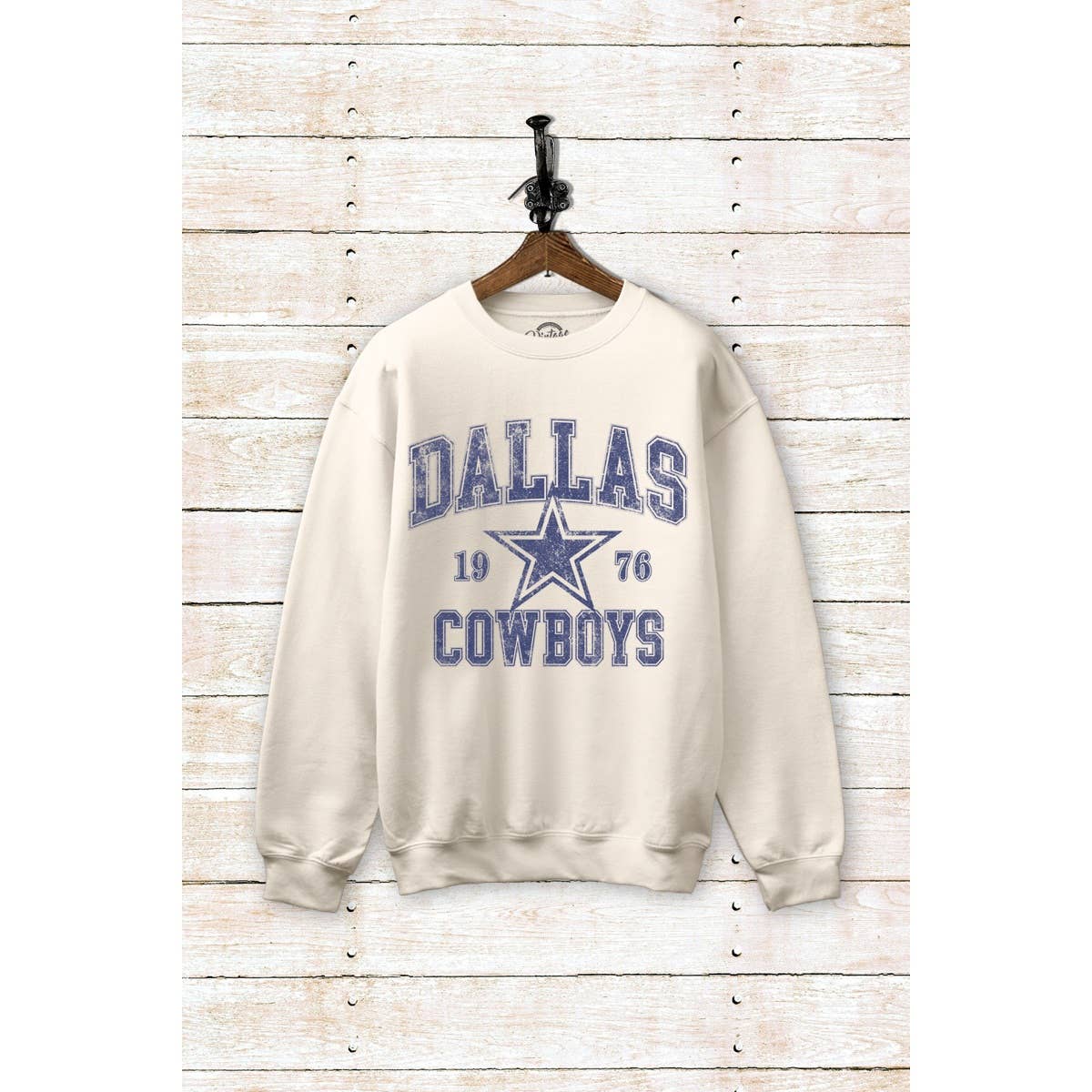VINTAGE POINT USA – wholesale Graphic sweatshirt – Women’s – P7414 - DALLAS COWBOYS 1976 GRAPHIC SWEATSHIRT2